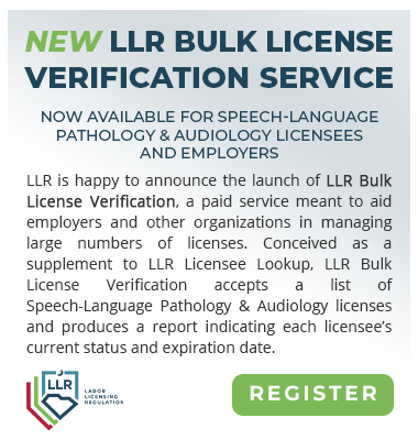 LLR Bulk License Verification