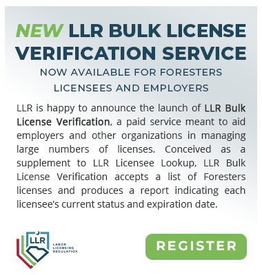 LLR Bulk License Verification