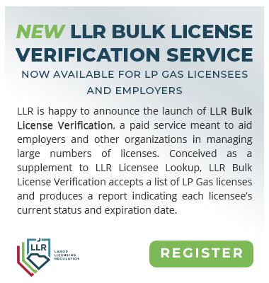 LLR Bulk License Verification