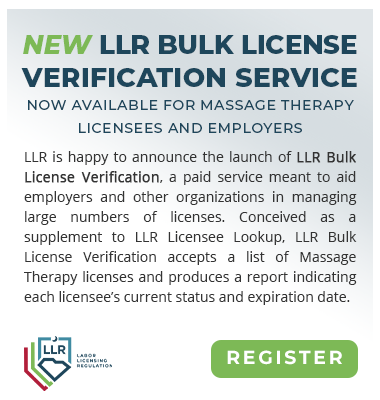 LLR Bulk License Verification