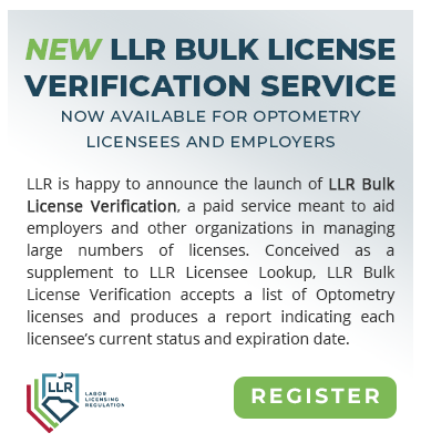 LLR Bulk License Verification