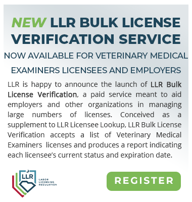 LLR Bulk License Verification